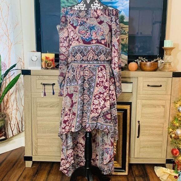 FIRE Los Angeles new flowery dress size  S - Picture 1 of 4